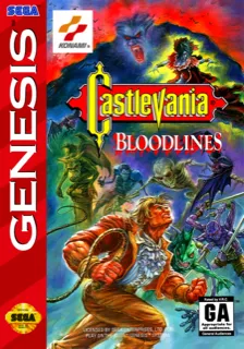 Box art for Castlevania - Bloodlines (USA)